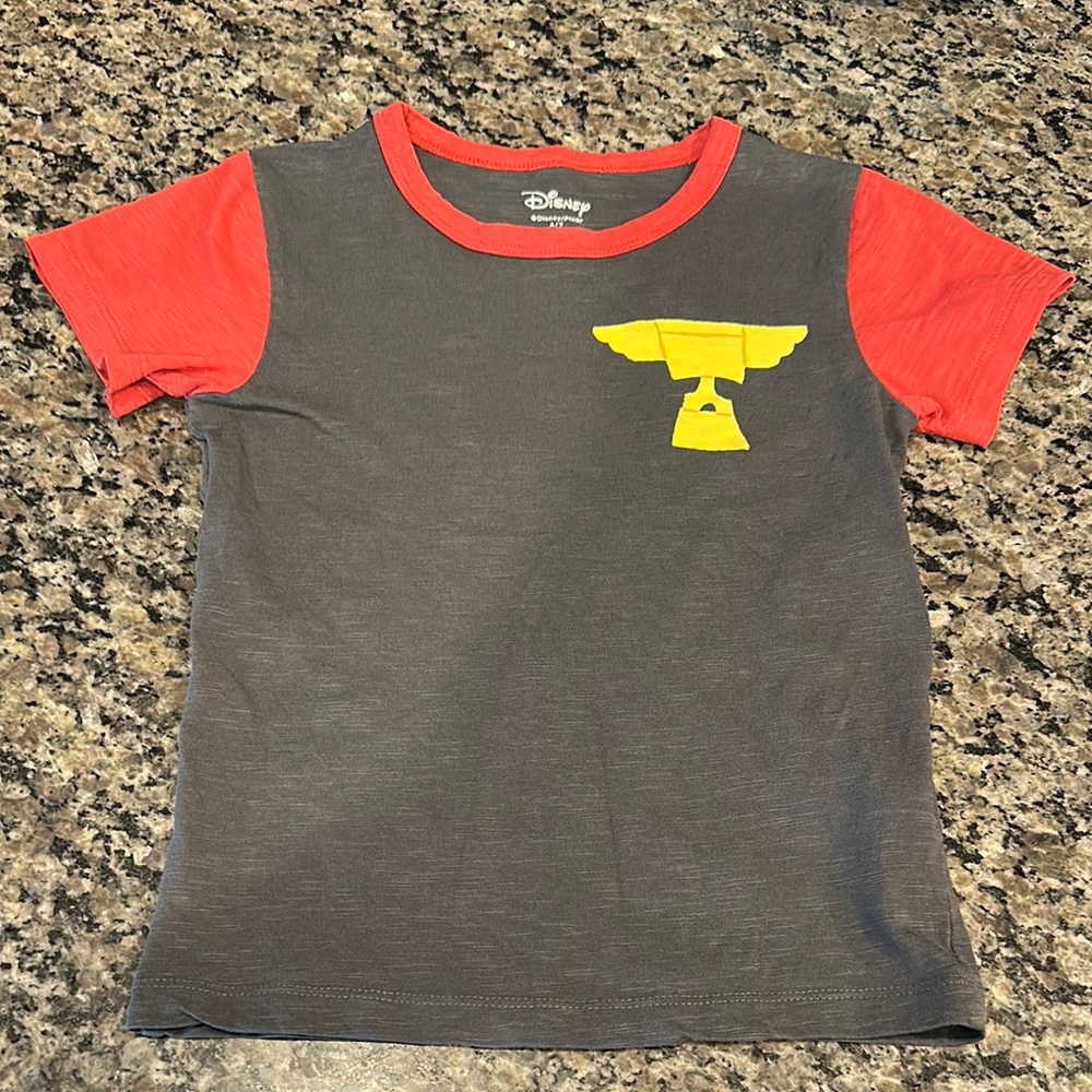 Monica and Andy Lightning McQueen shirt